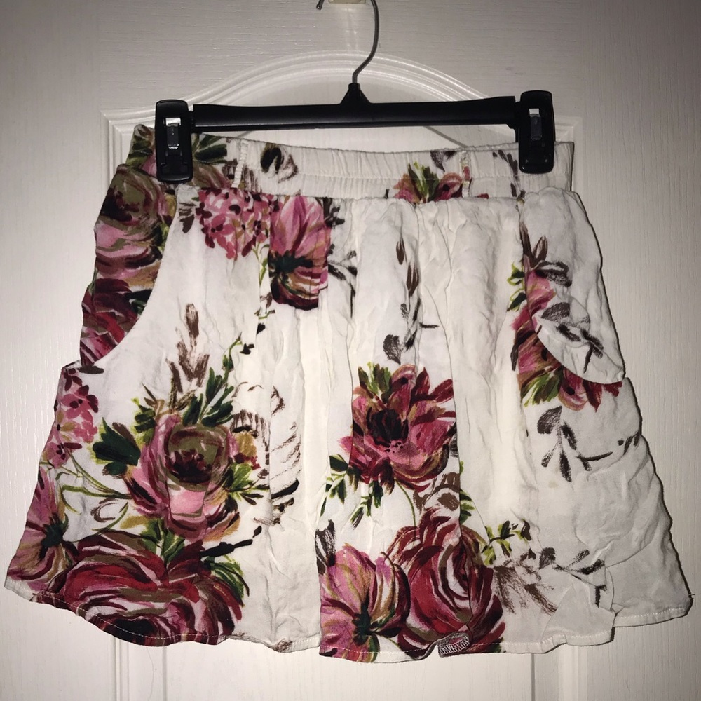 Wet Seal - Floral Skirt